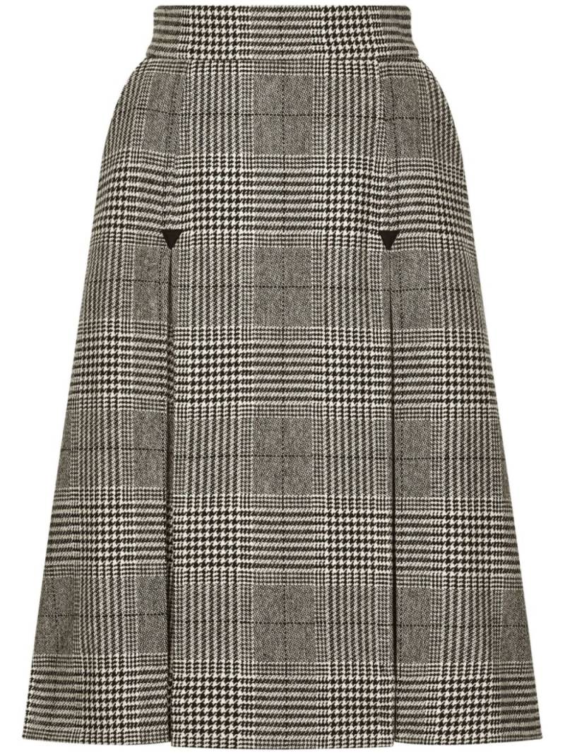 Dolce & Gabbana tartan check skirt - Grey von Dolce & Gabbana