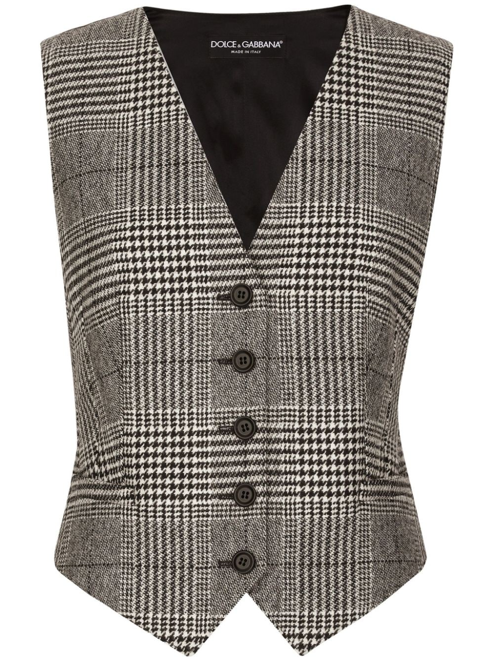 Dolce & Gabbana tartan waistcoat - Grey von Dolce & Gabbana