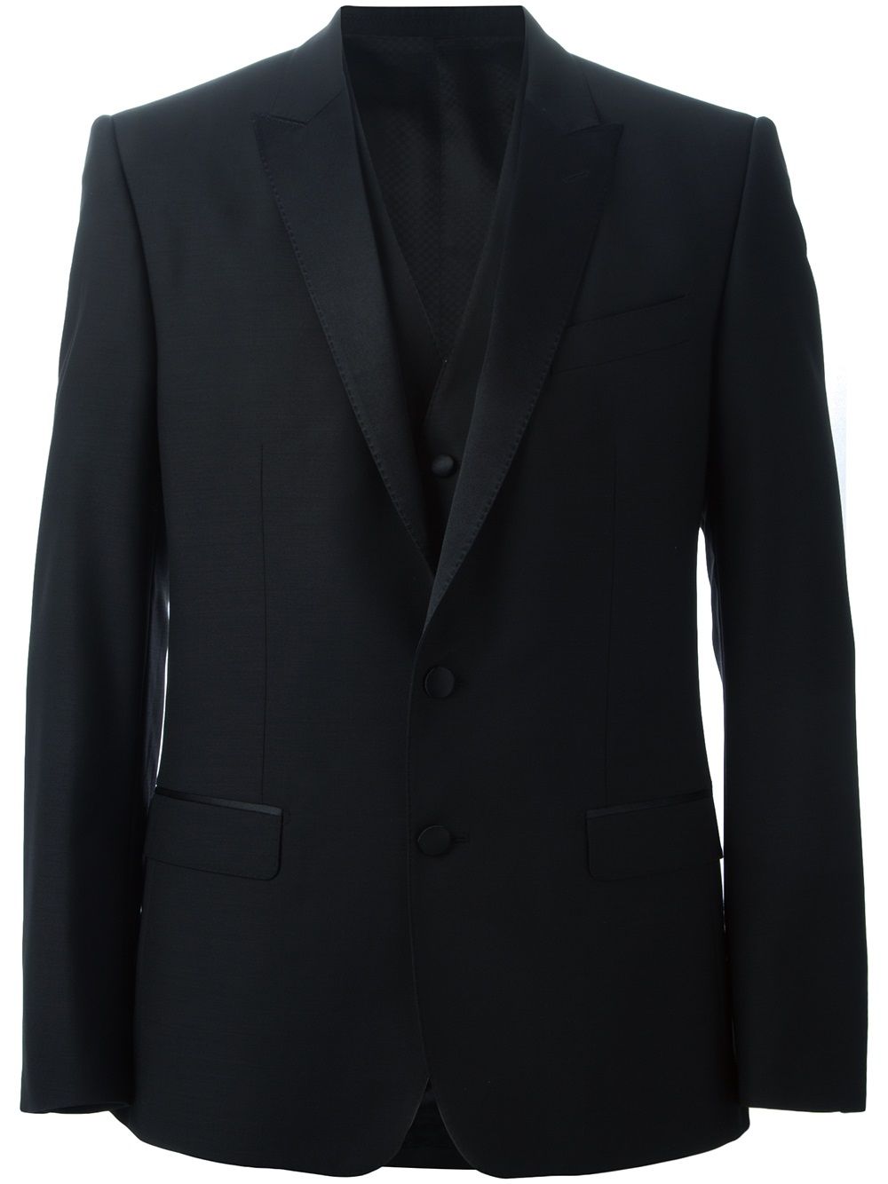 Dolce & Gabbana three-piece dinner suit - Black von Dolce & Gabbana