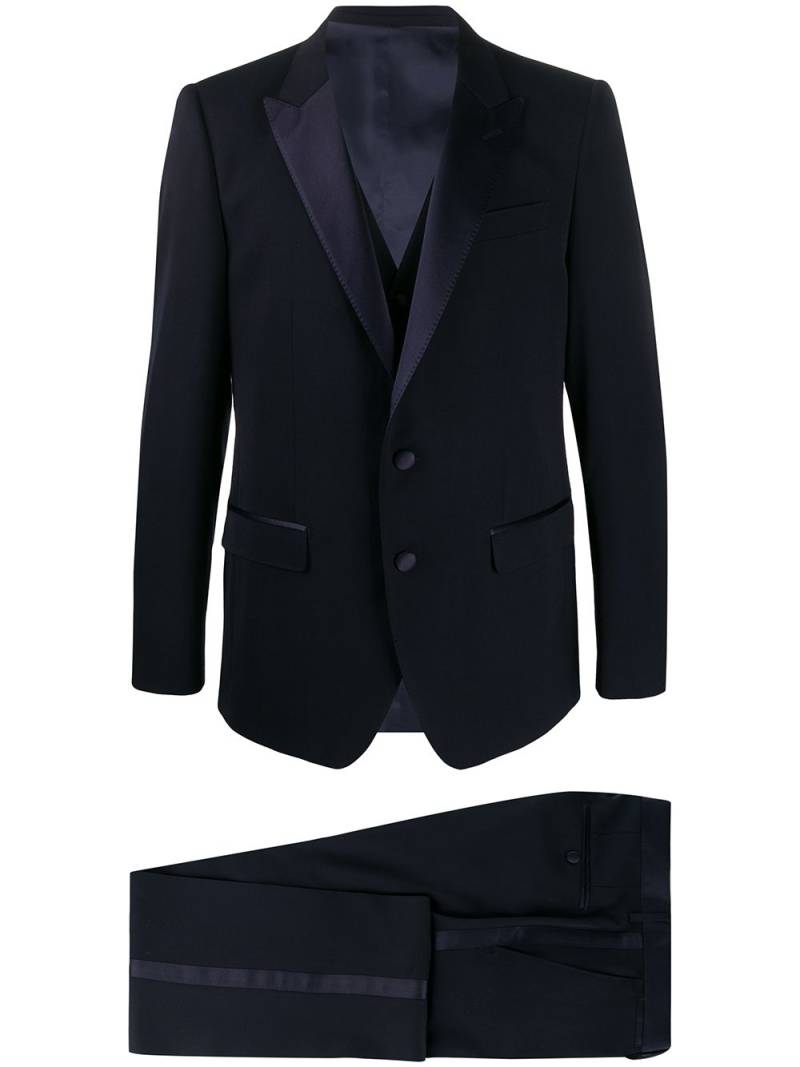 Dolce & Gabbana Martini-fit wool-silk tuxedo suit - Blue von Dolce & Gabbana