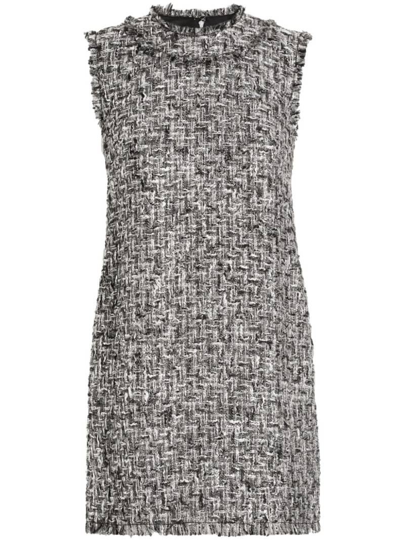 Dolce & Gabbana tweed mini dress - Grey von Dolce & Gabbana