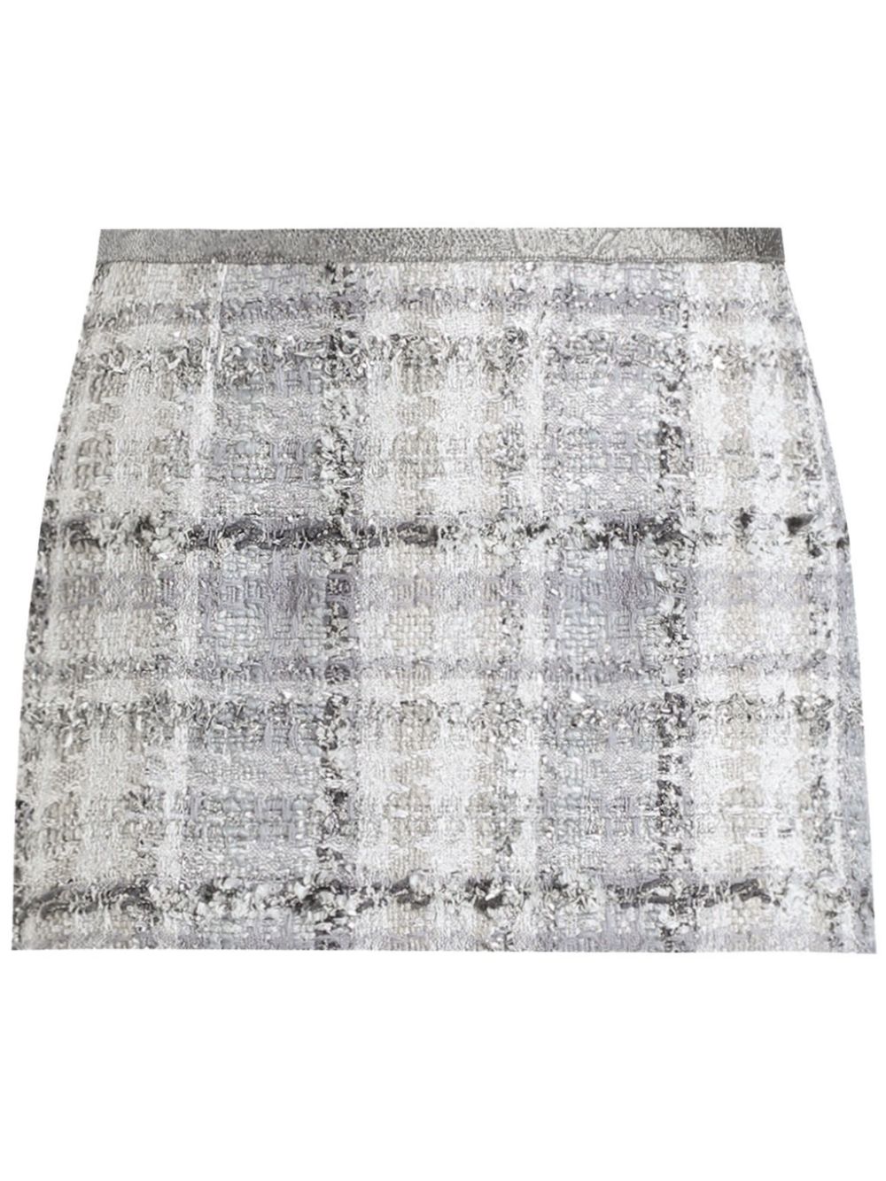 Dolce & Gabbana tweed mini skirt - Grey von Dolce & Gabbana