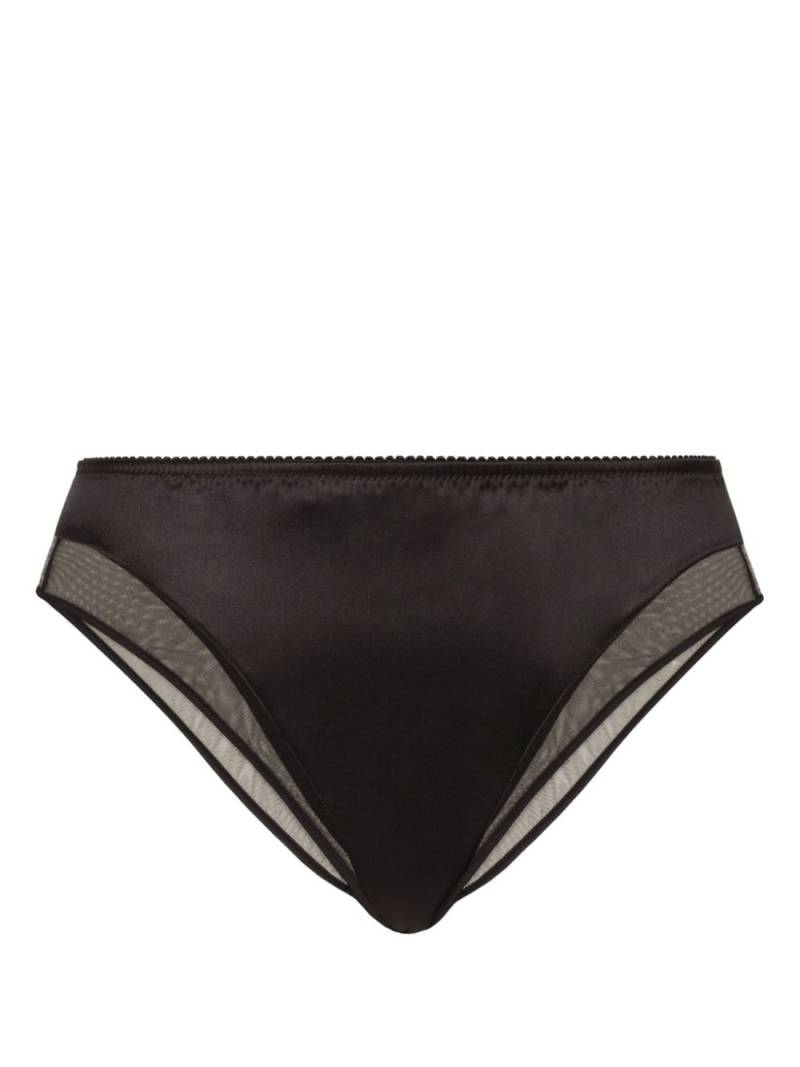 Dolce & Gabbana virgin wool briefs - Black von Dolce & Gabbana