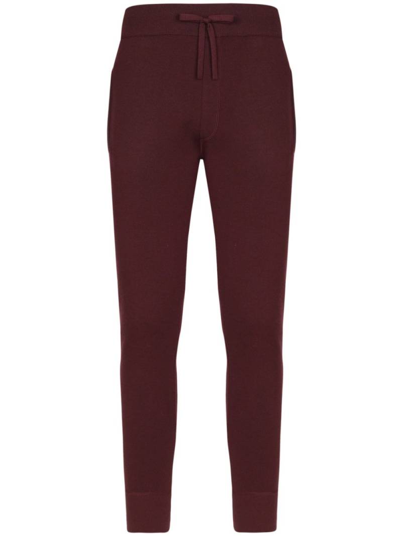 Dolce & Gabbana virgin wool-silk tapered trousers von Dolce & Gabbana