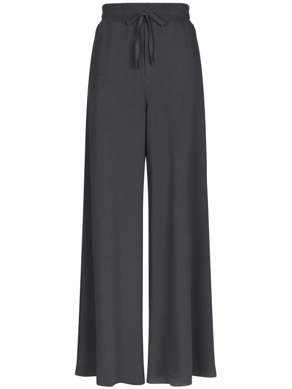 Dolce & Gabbana wide-leg cotton track pants - Grey von Dolce & Gabbana