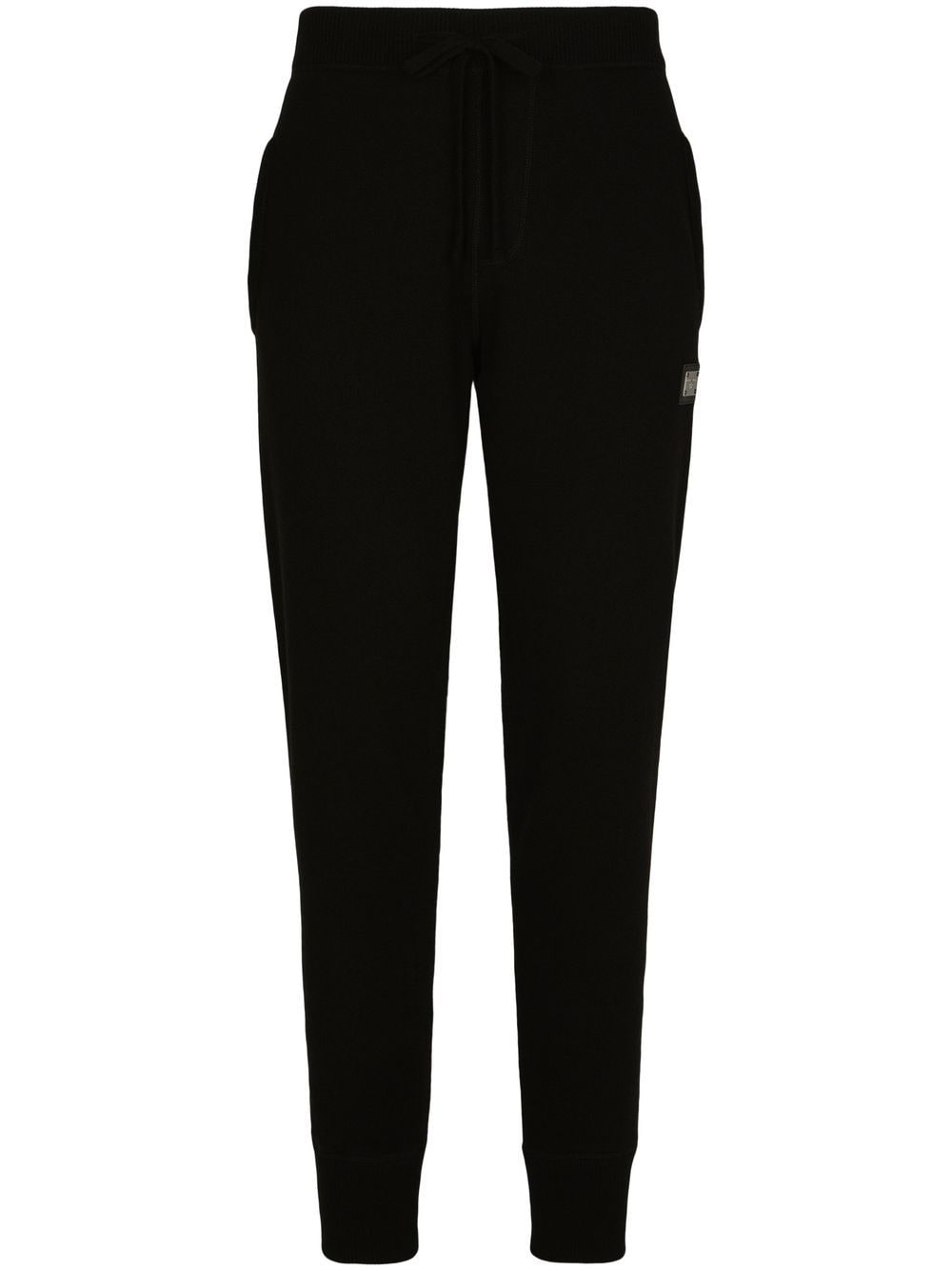 Dolce & Gabbana wool-cashmere track pants - Black von Dolce & Gabbana