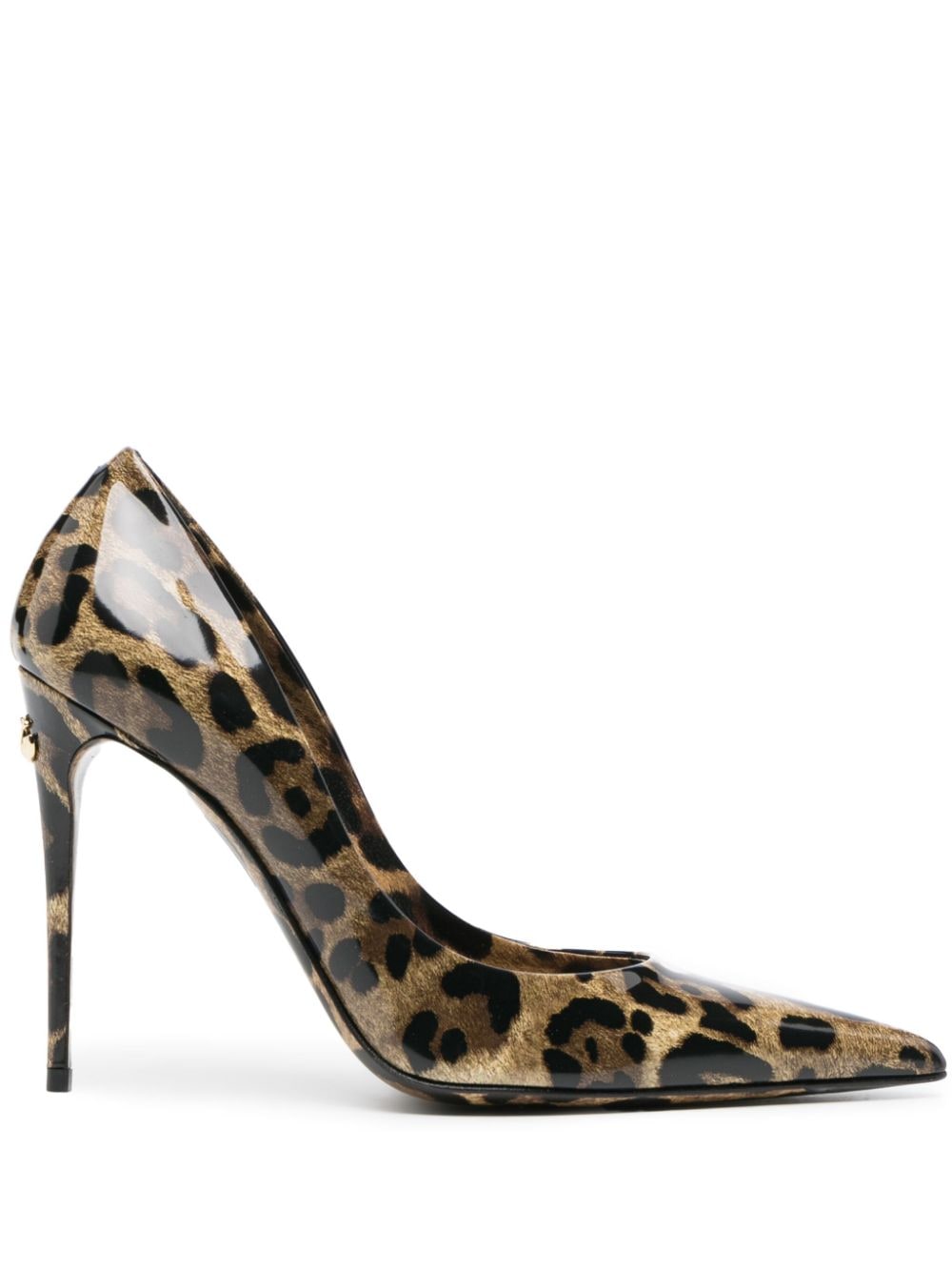 Dolce & Gabbana x Kim 110mm leopard-print pumps - Brown von Dolce & Gabbana