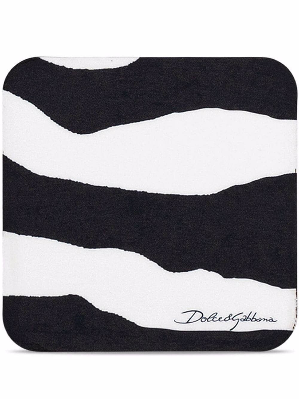 Dolce & Gabbana zebra-print paper coasters (set of 12) - Black von Dolce & Gabbana