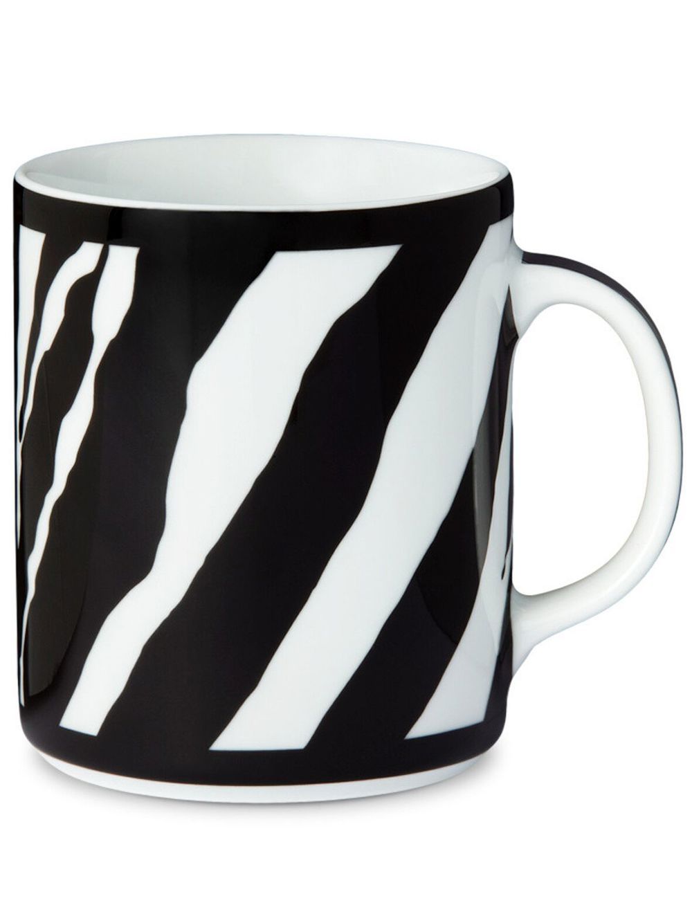 Dolce & Gabbana zebra-print porcelain mug - White von Dolce & Gabbana