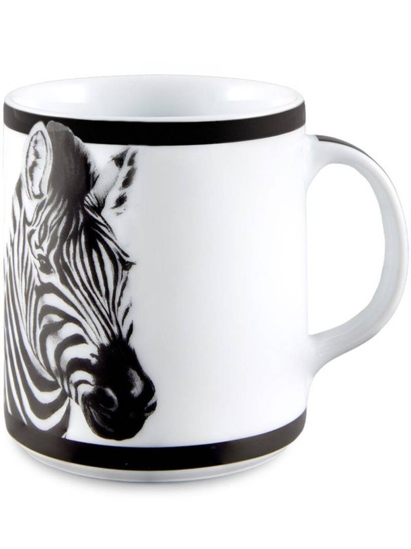 Dolce & Gabbana zebra-print porcelain mug - White von Dolce & Gabbana