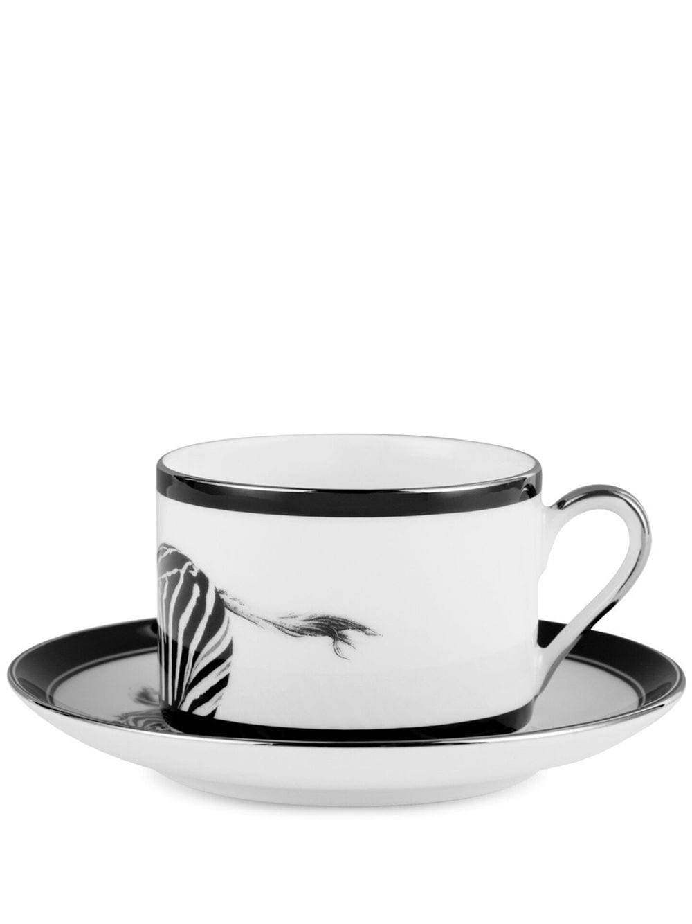 Dolce & Gabbana zebra-print porcelain tea set - White von Dolce & Gabbana