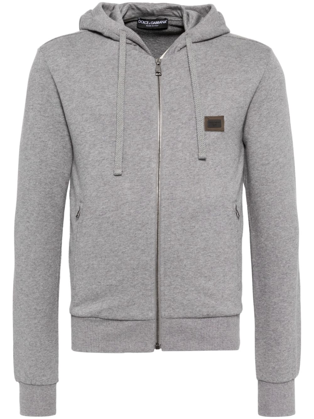 Dolce & Gabbana zip-up hoodie - Grey von Dolce & Gabbana