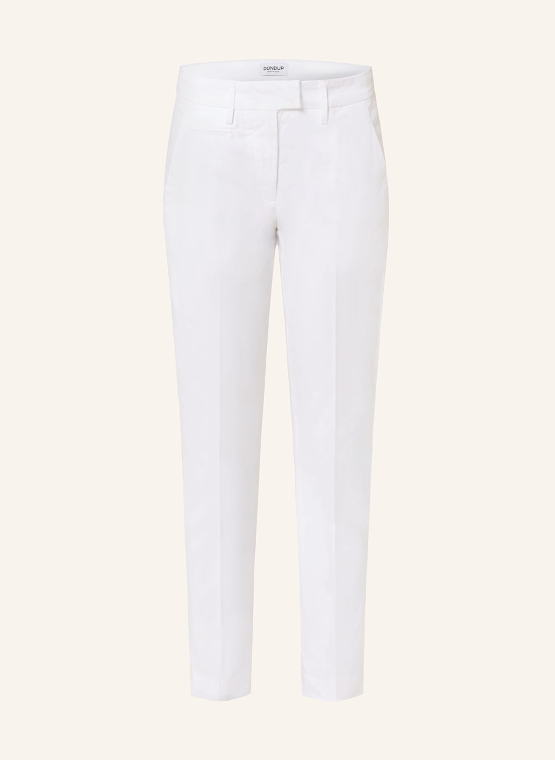 Dondup 7/8-Chino Perfect-Slim weiss von Dondup