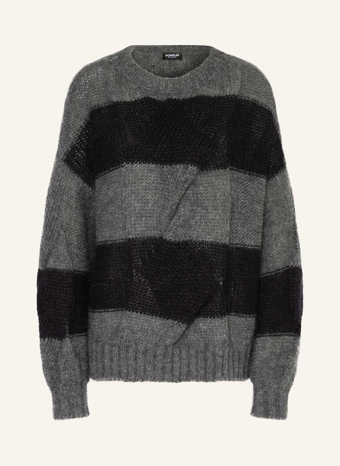 Dondup Pullover Mit Mohair schwarz von Dondup