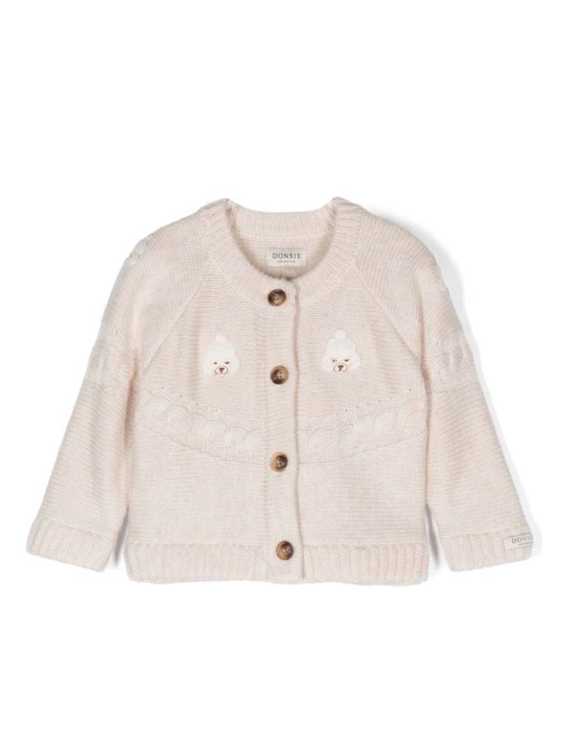 Donsje Wiesse cardigan - Neutrals von Donsje