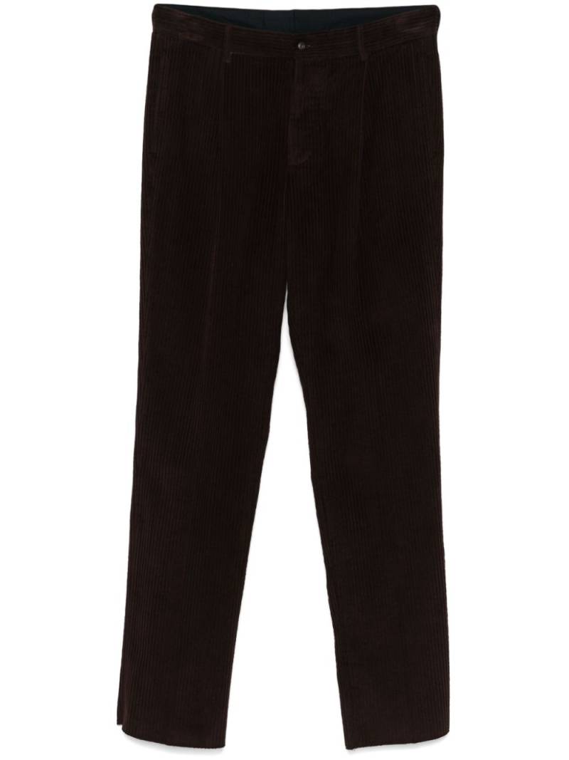 Doppiaa corduroy trousers - Brown von Doppiaa