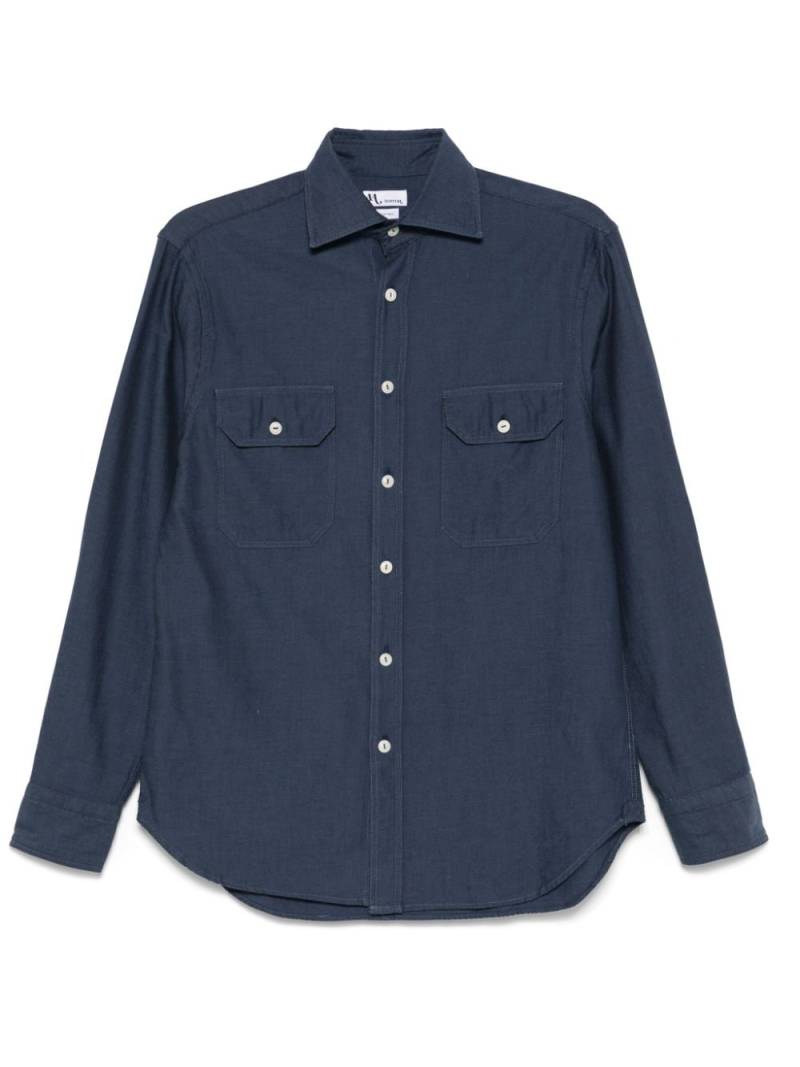 Doppiaa cotton shirt - Blue von Doppiaa