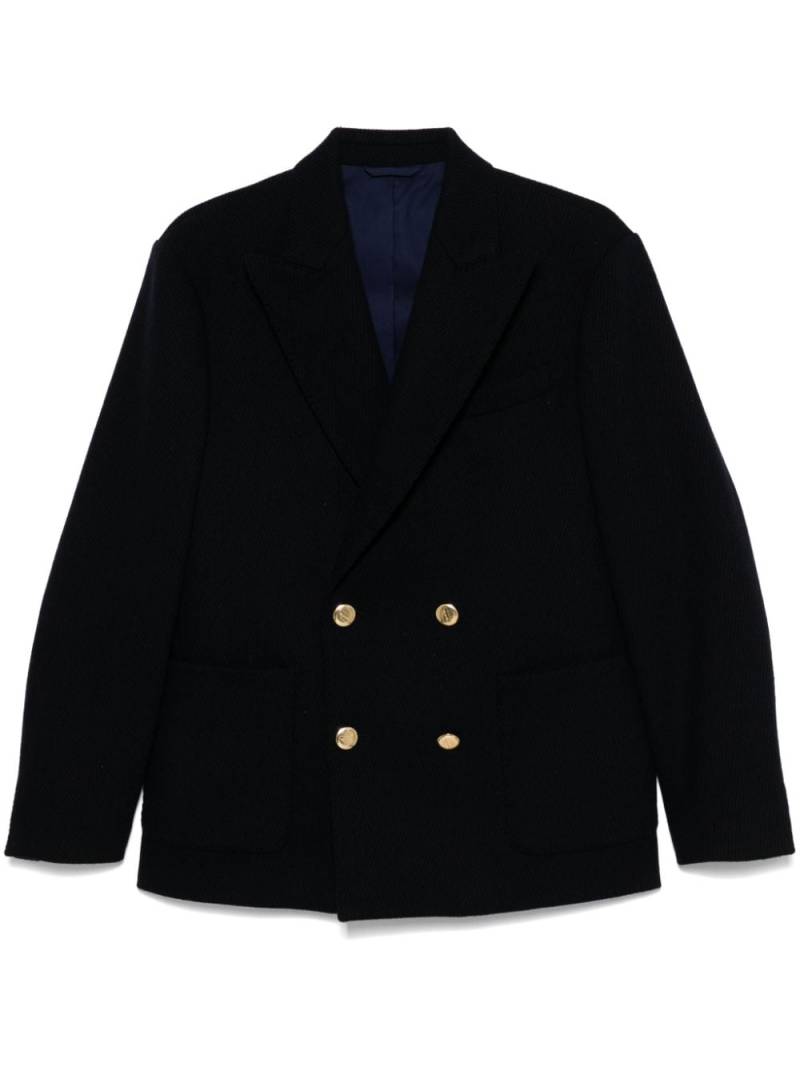 Doppiaa double-breasted blazer - Blue von Doppiaa