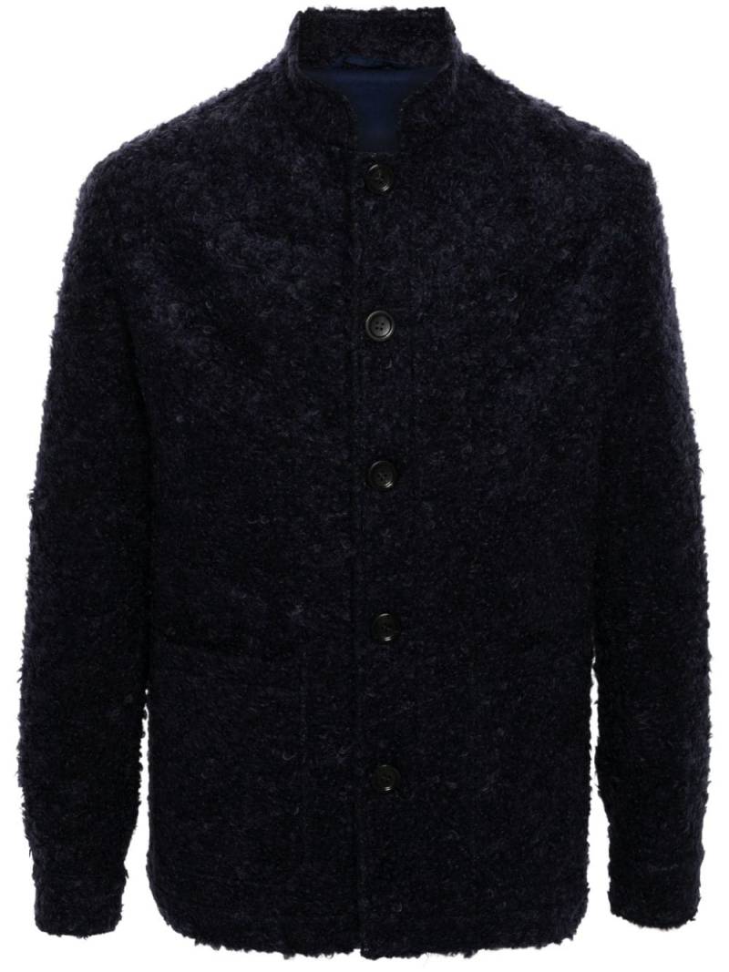 Doppiaa faux-shearling jacket - Blue von Doppiaa