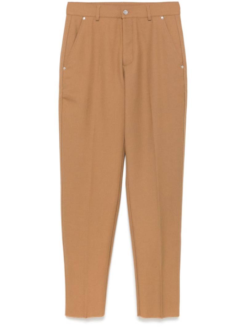 Doppiaa tapered trousers - Brown von Doppiaa