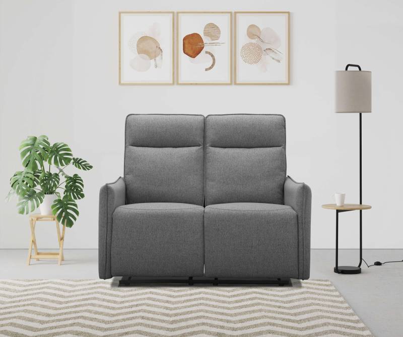 Dorel Home 2-Sitzer »Lugo, Kinosofa mit Reclinerfunktion in Kunstleder und Webstoff«, mit manueller Relaxfunktion in beiden Sitzen von Dorel Home