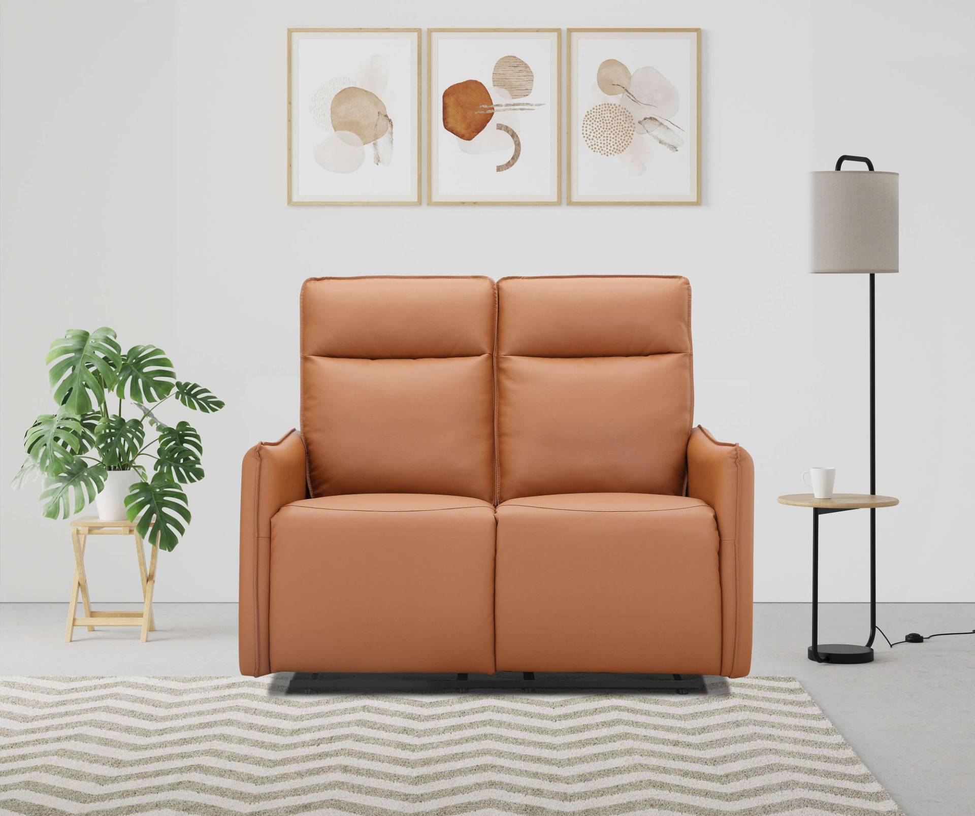 Dorel Home 2-Sitzer »Lugo, Kinosofa mit Reclinerfunktion in Kunstleder und Webstoff«, mit manueller Relaxfunktion in beiden Sitzen von Dorel Home