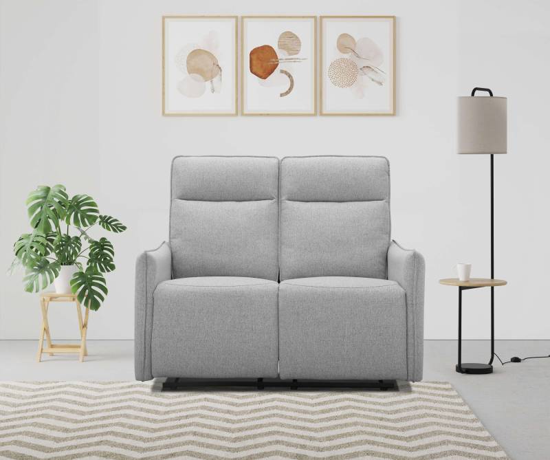 Dorel Home 2-Sitzer »Lugo, Kinosofa mit Reclinerfunktion in Kunstleder und Webstoff«, mit manueller Relaxfunktion in beiden Sitzen von Dorel Home