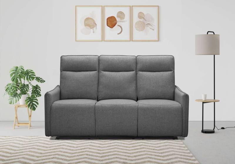 Dorel Home 3-Sitzer »Lugo, Kinosofa mit Reclinerfunktion in Kunstleder und Webstoff«, mit manueller Relaxfunktion in 2 Sitzen von Dorel Home