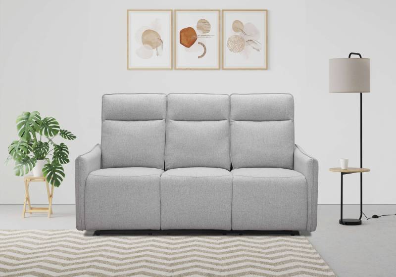 Dorel Home 3-Sitzer »Lugo, Kinosofa mit Reclinerfunktion in Kunstleder und Webstoff«, mit manueller Relaxfunktion in 2 Sitzen von Dorel Home