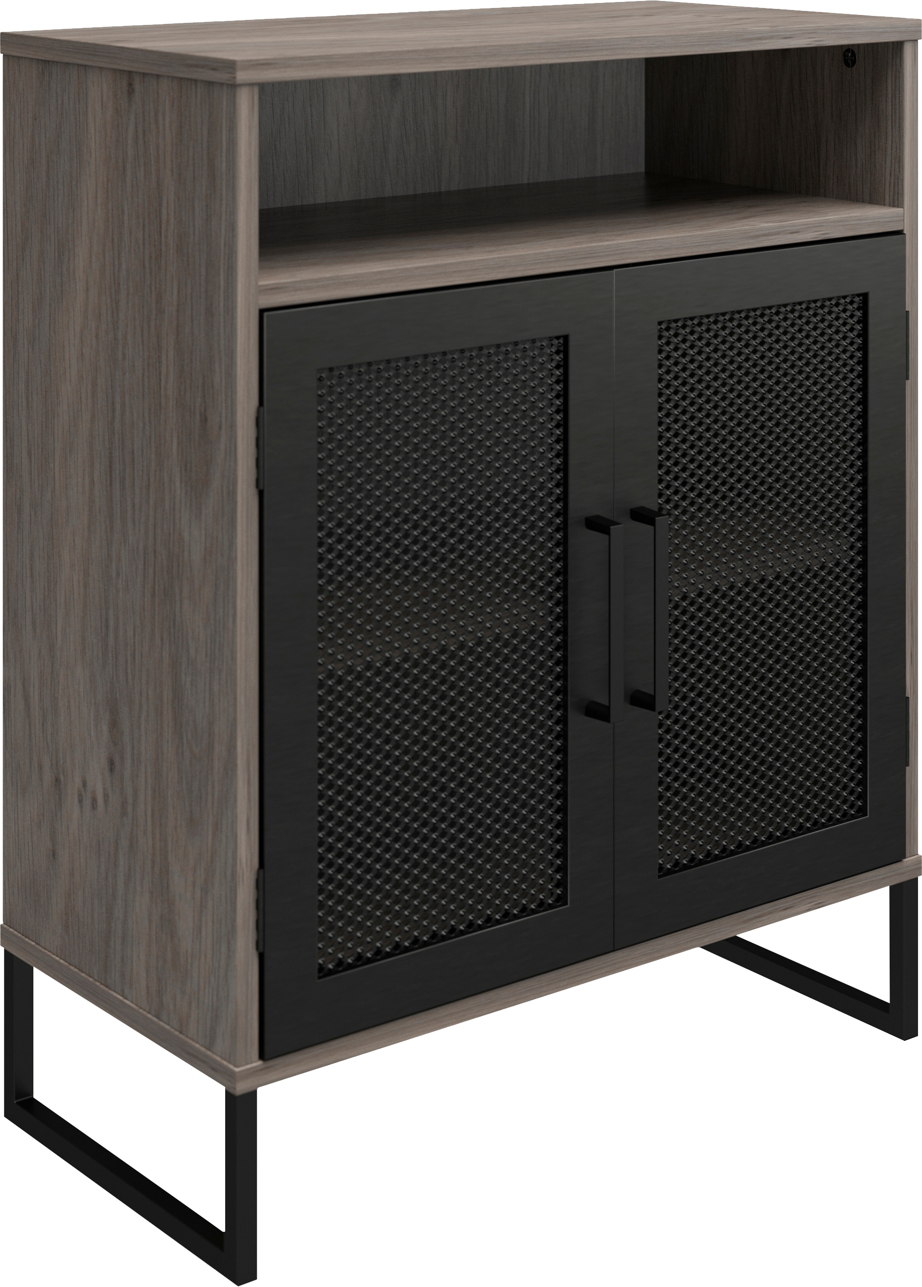 Dorel Home Aktenschrank »Purdue«, Türen mit Magnetverschluss, Mesh aus Metall, Breite 61 cm, Höhe 76,5 cm von Dorel Home