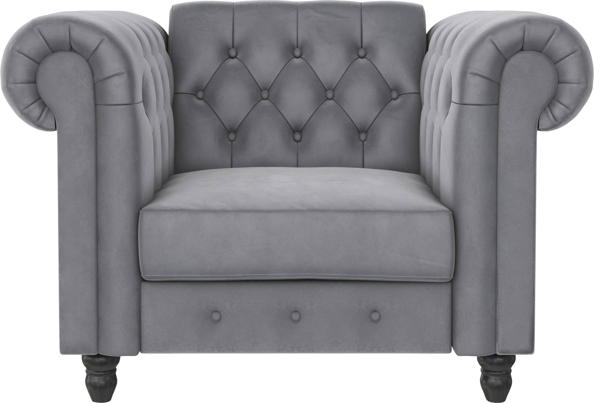 Dorel Home Chesterfield-Sessel »Felix«, mit Rückenlehne 3-fach verstellbar, Beine Massivholz, Sitzhöhe 46 cm von Dorel Home