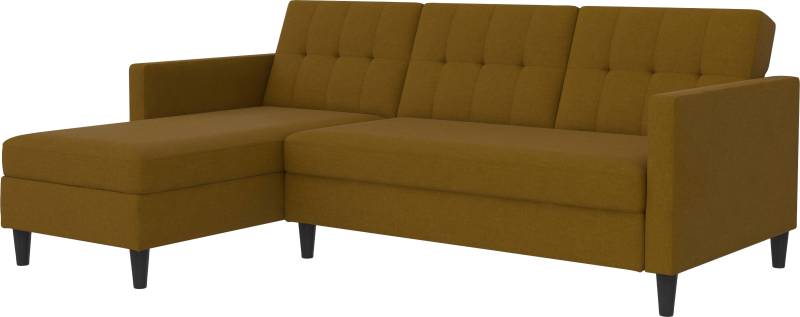 Dorel Home Ecksofa »Hartford II«, mit Bettfunktion und Stauraum, Recamiere beidseitig montierbar von Dorel Home