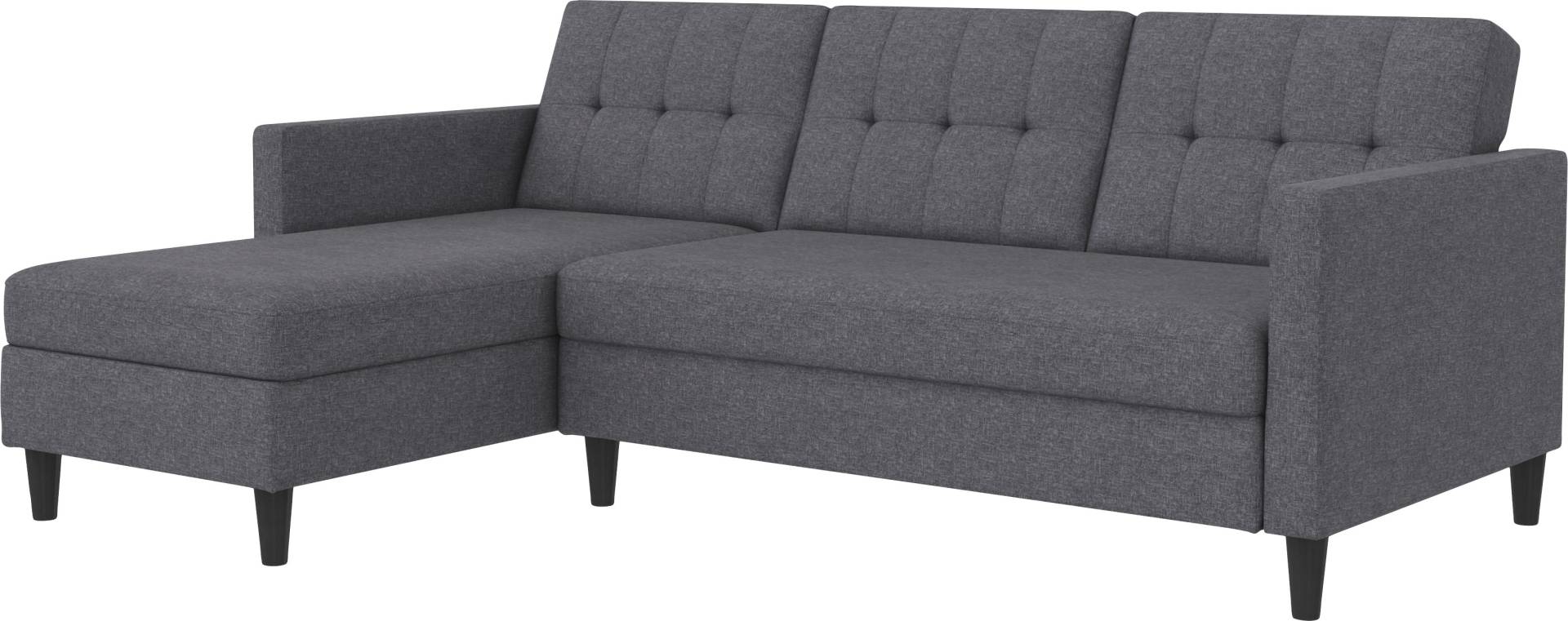 Dorel Home Ecksofa »Hartford II«, mit Bettfunktion und Stauraum, Recamiere beidseitig montierbar von Dorel Home