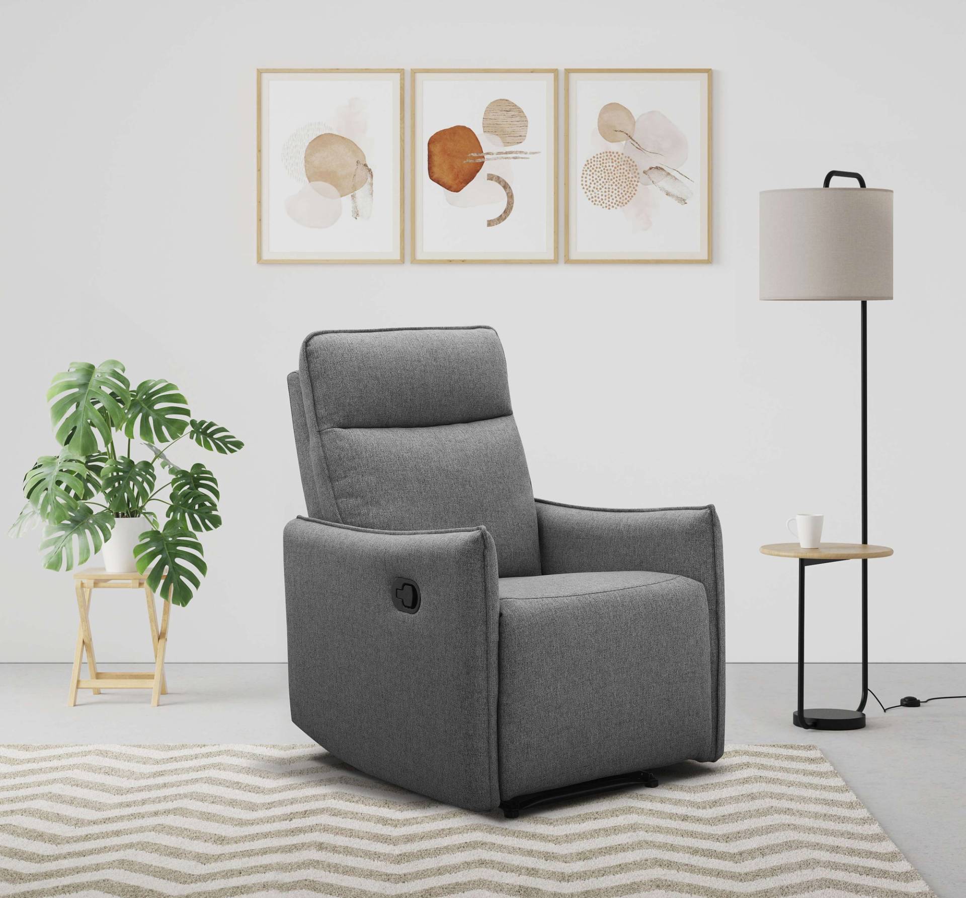 Dorel Home Relaxsessel »Lugo, TV-Sessel, Sessel Wohnzimmer mit Schlaffunktion,«, Loungesessel mit manueller Relaxfunktion von Dorel Home