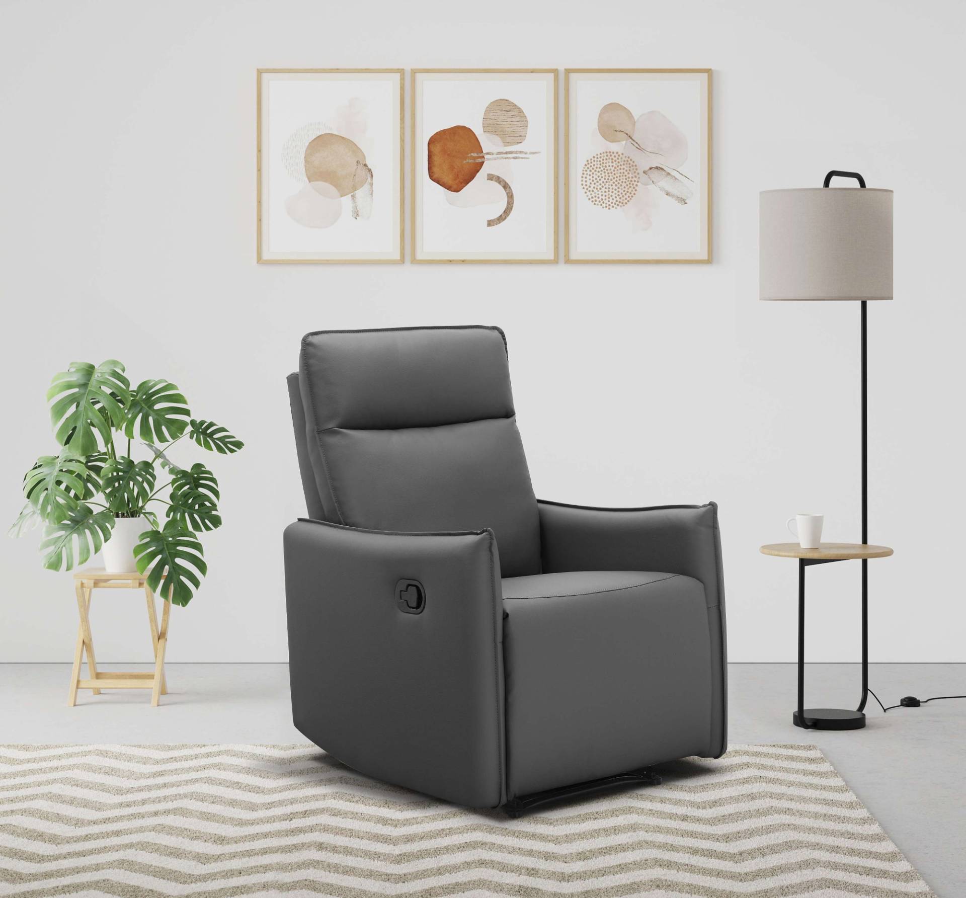 Dorel Home Relaxsessel »Lugo, TV-Sessel, Sessel Wohnzimmer mit Schlaffunktion,«, Loungesessel mit manueller Relaxfunktion von Dorel Home