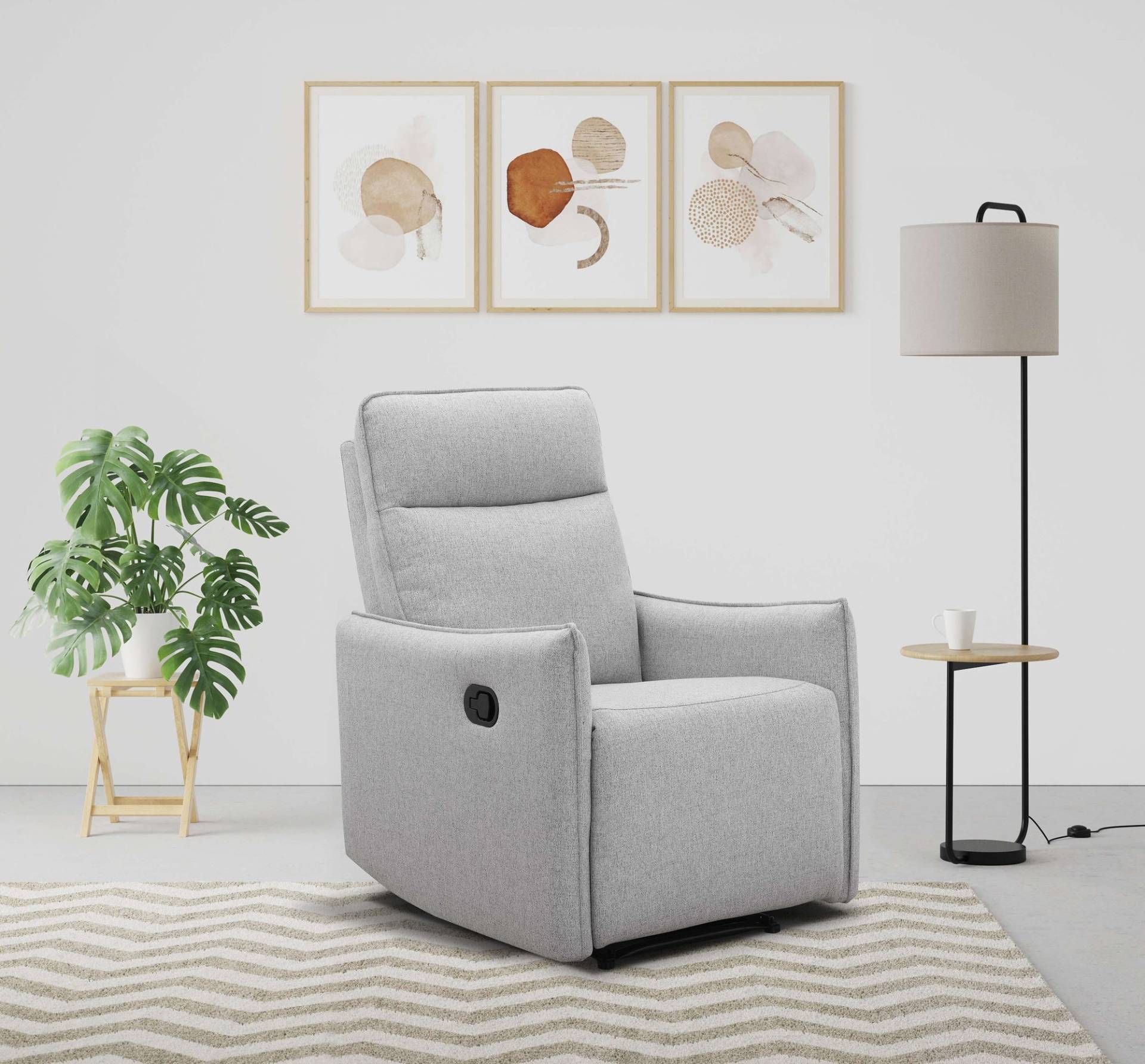 Dorel Home Relaxsessel »Lugo, TV-Sessel, Sessel Wohnzimmer mit Schlaffunktion,«, Loungesessel mit manueller Relaxfunktion von Dorel Home