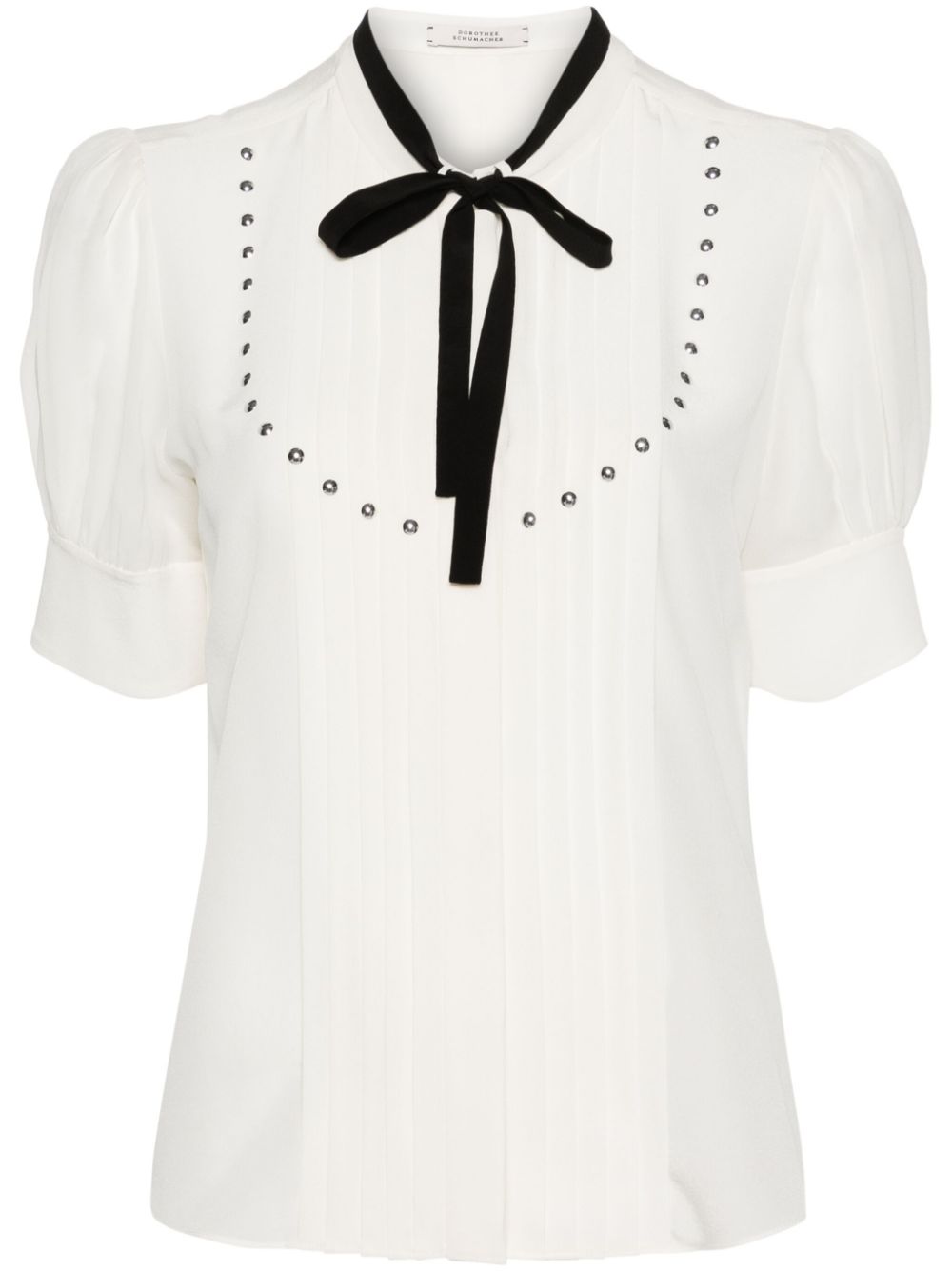 Dorothee Schumacher Beauty pleated shirt - White von Dorothee Schumacher