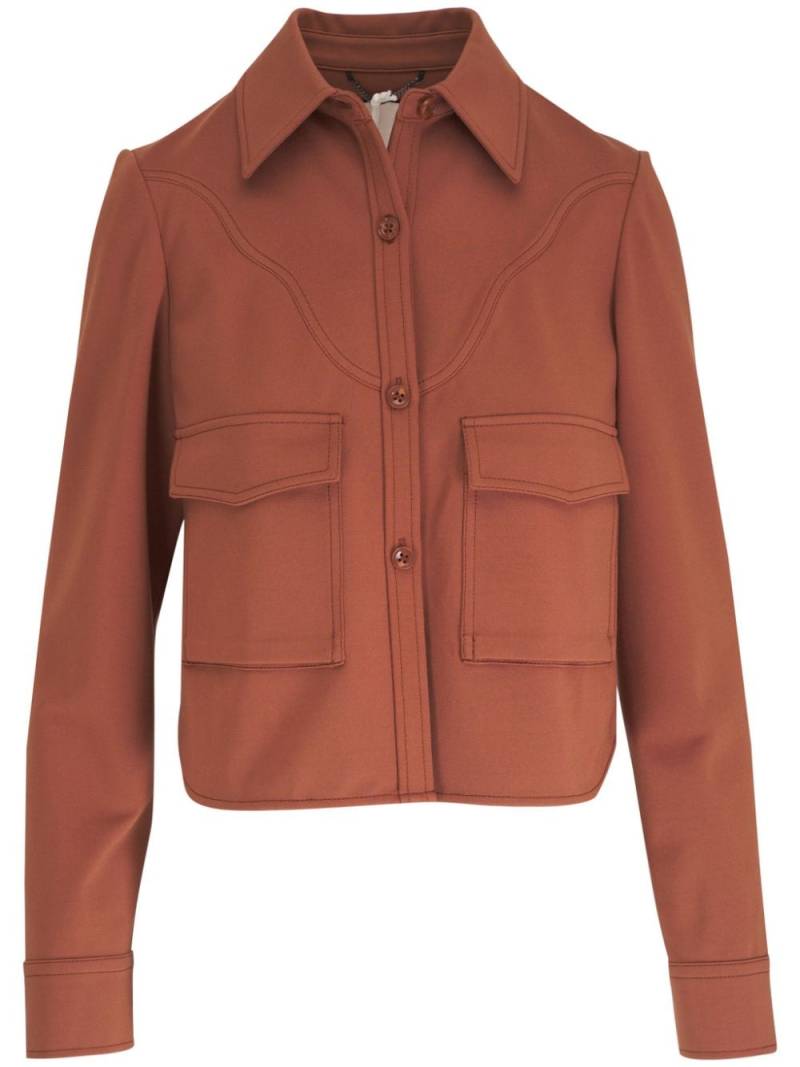 Dorothee Schumacher Emotional Essence cropped shirt jacket - Brown von Dorothee Schumacher