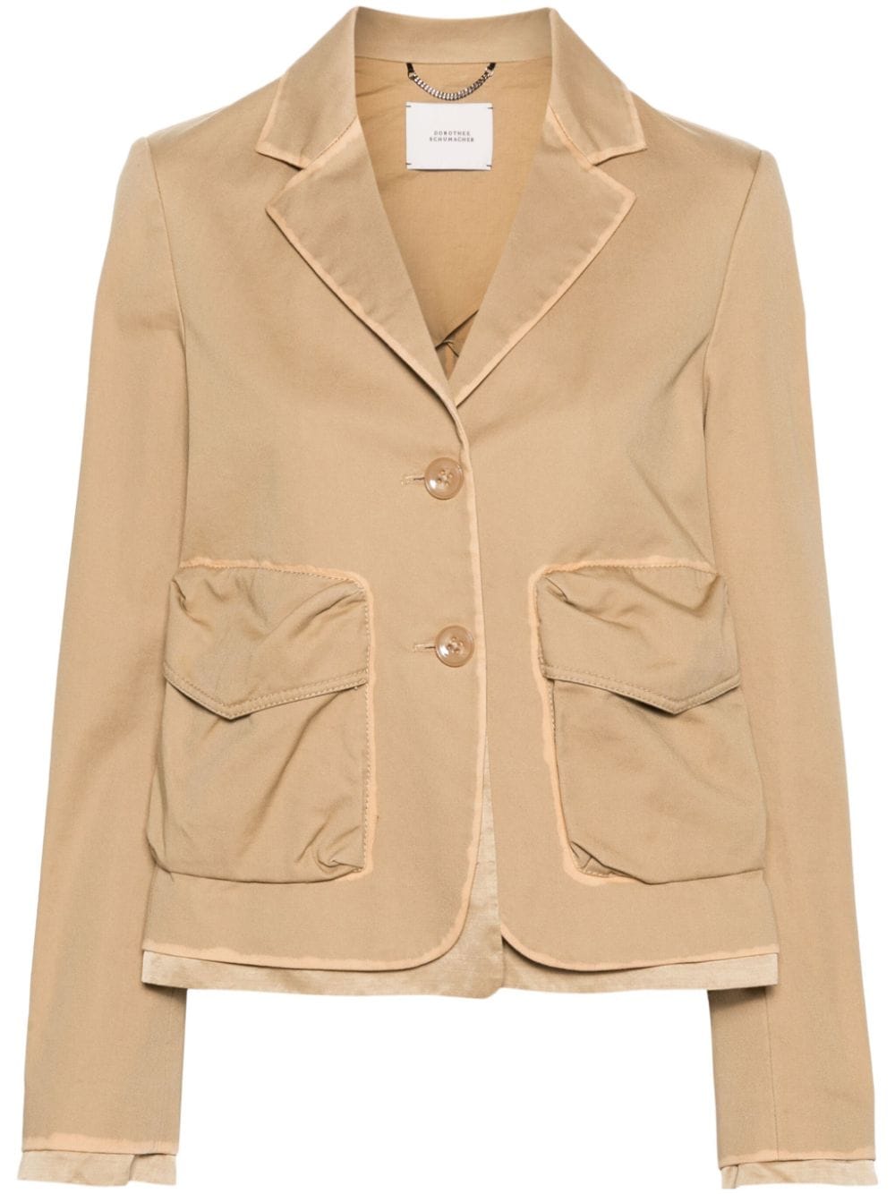 Dorothee Schumacher Perfect Match cropped jacket - Neutrals von Dorothee Schumacher