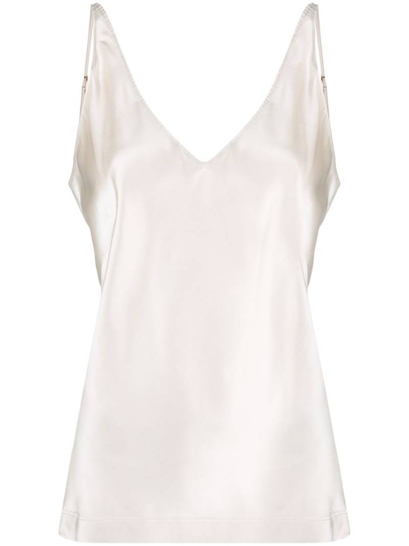 Dorothee Schumacher V-neck satin camisole - Neutrals von Dorothee Schumacher