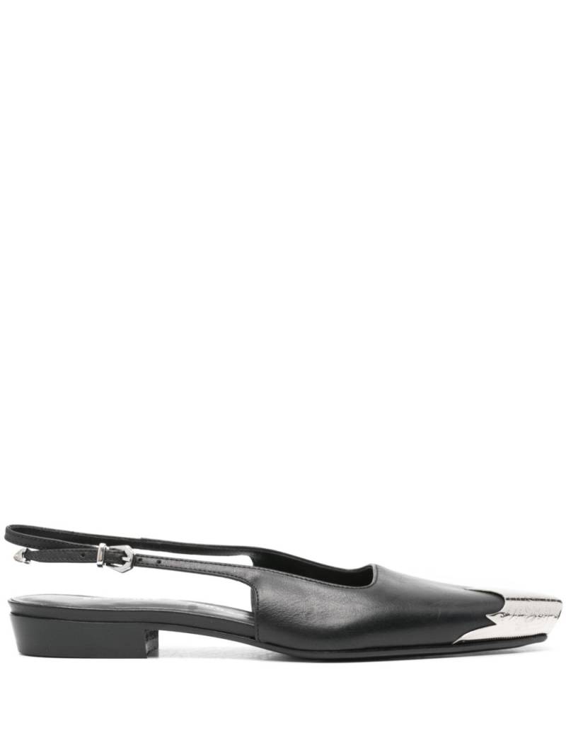 Dorothee Schumacher Western Coolness leather ballerinas - Black von Dorothee Schumacher