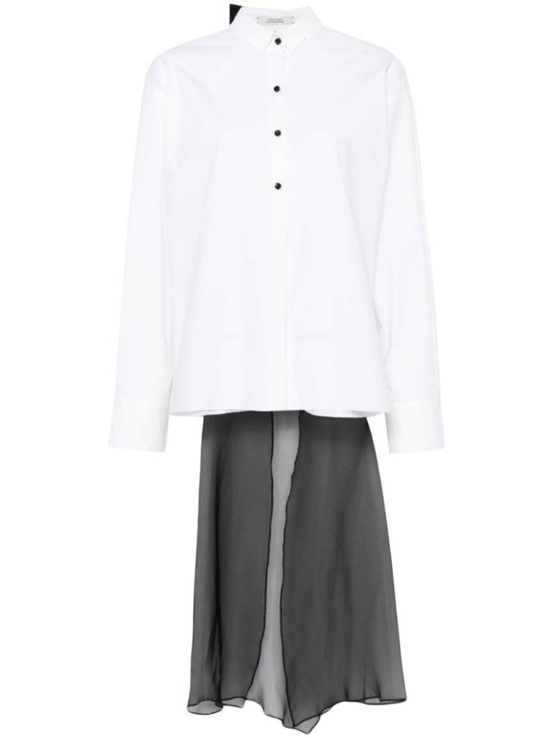 Dorothee Schumacher detachable-bow poplin blouse - White von Dorothee Schumacher