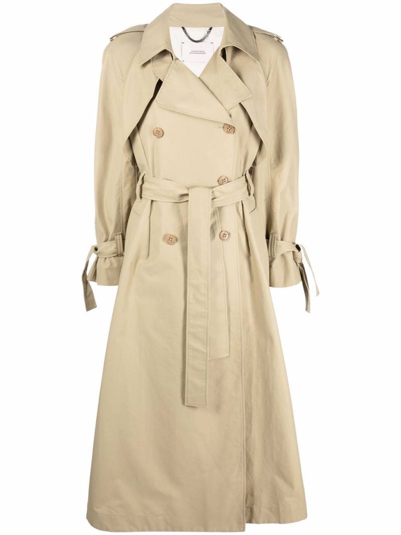 Dorothee Schumacher double-breasted trench coat - Neutrals von Dorothee Schumacher