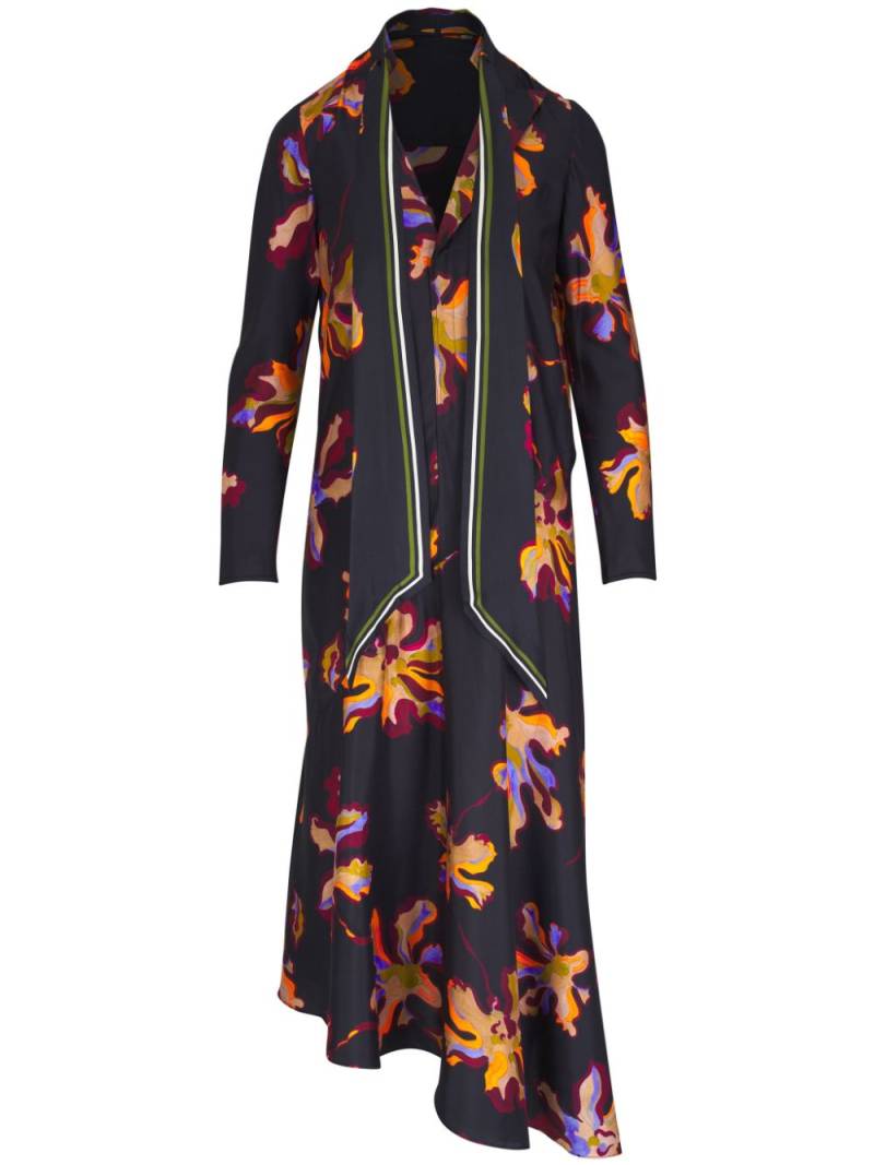 Dorothee Schumacher floral-print maxi dress - Black von Dorothee Schumacher