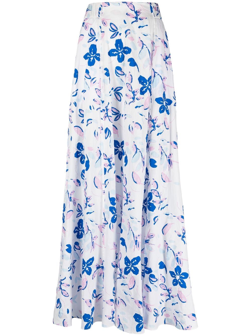 Dorothee Schumacher floral-print seersucker maxi skirt - White von Dorothee Schumacher