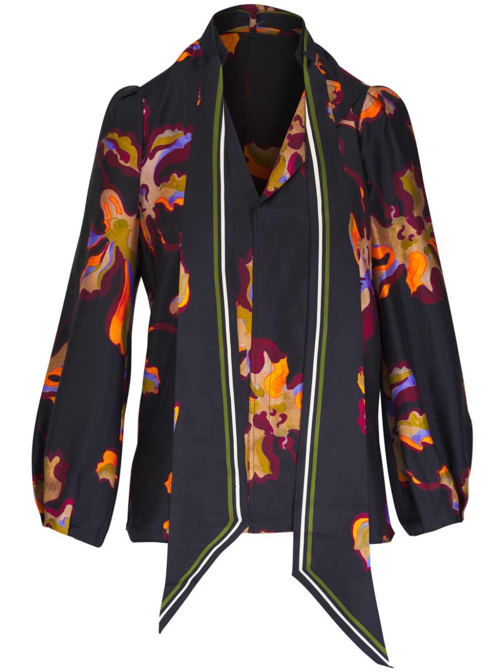 Dorothee Schumacher floral-print silk blouse - Black von Dorothee Schumacher