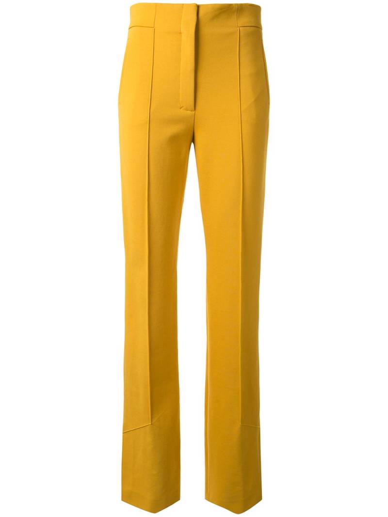 Dorothee Schumacher high rise side slit trousers - Yellow von Dorothee Schumacher