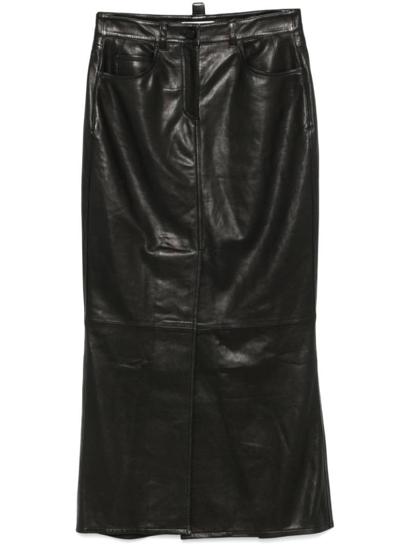 Dorothee Schumacher leather maxi skirt - Black von Dorothee Schumacher