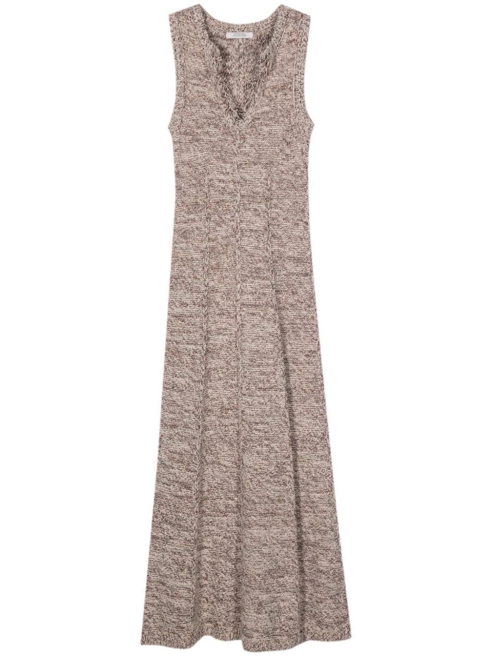 Dorothee Schumacher metallic-threading knitted dress - Neutrals von Dorothee Schumacher