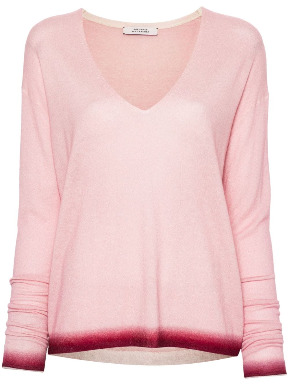 Dorothee Schumacher ombré-effect knitted jumper - Pink von Dorothee Schumacher